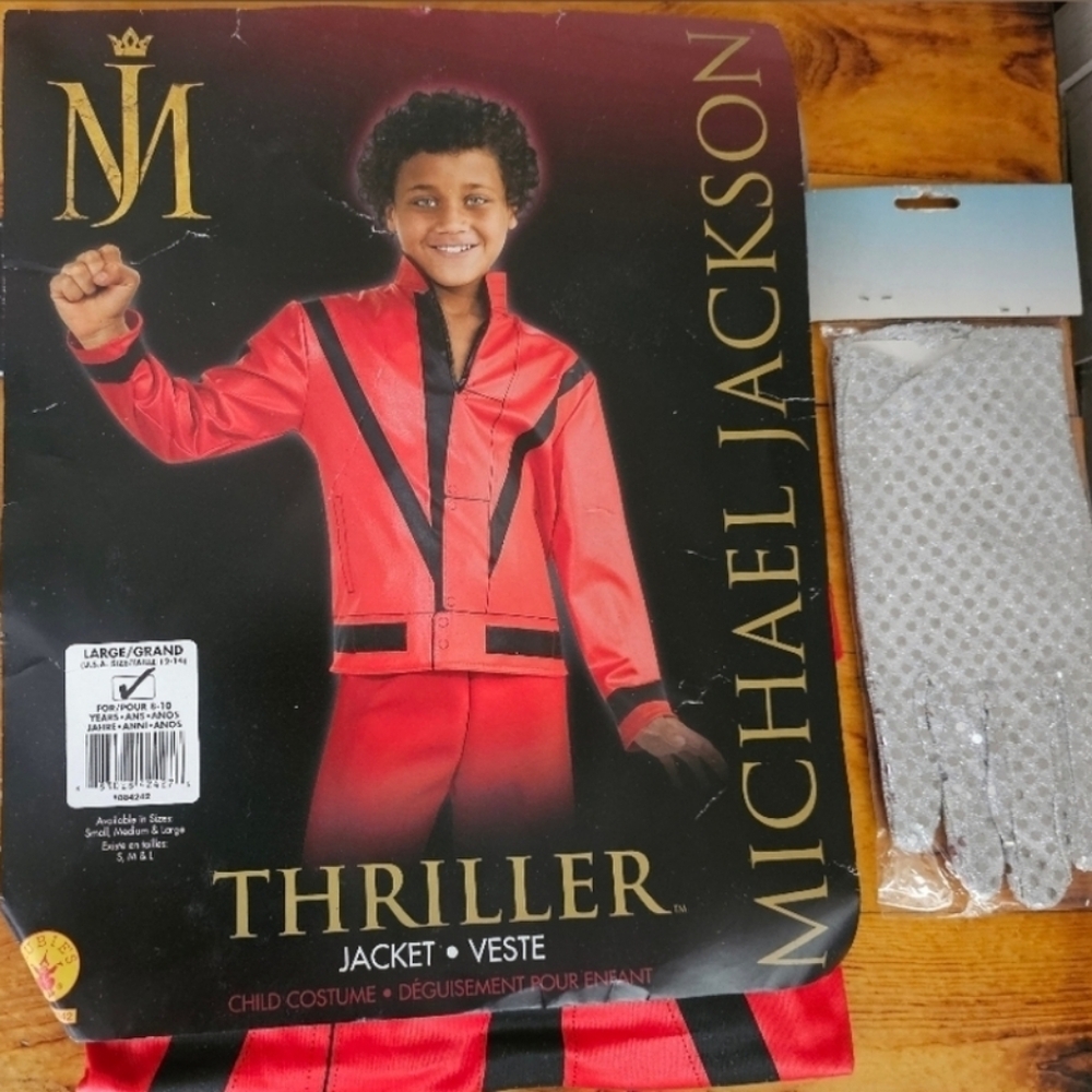 Michael Jackson Costume Jacket And Gloves